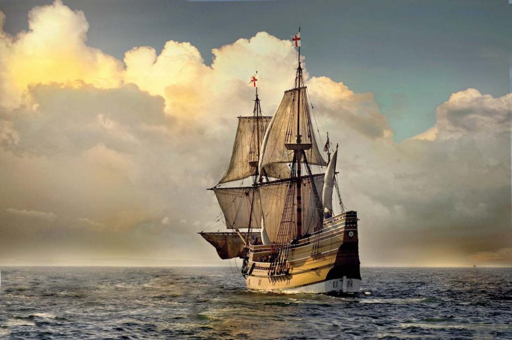 destination rock of the mayflower voyage